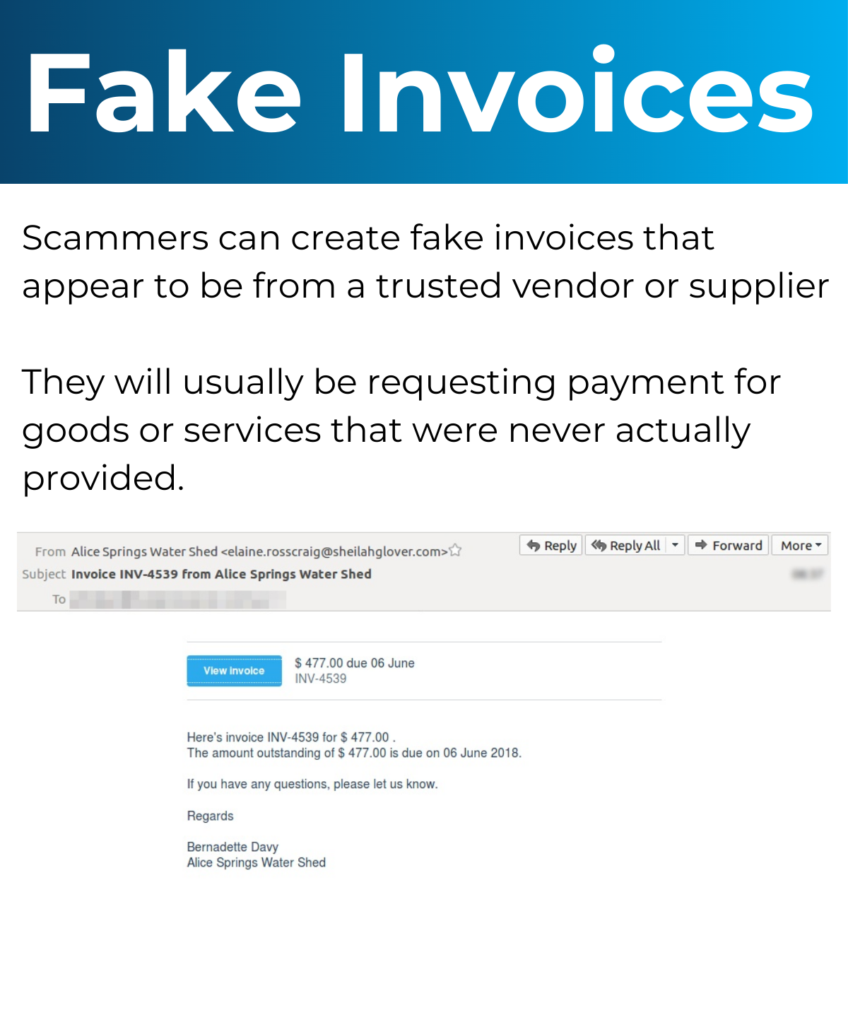 Fake Invoices